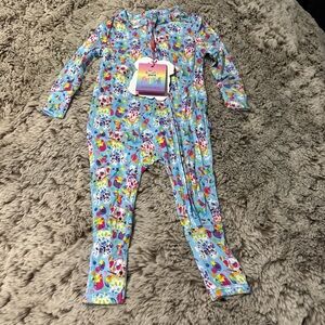 Posh Peanut Lisa Frank SpottyDotty romper